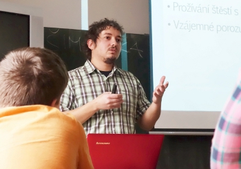 Šimon Velkoborský, jeden z lektorů programu Zdravá mládež