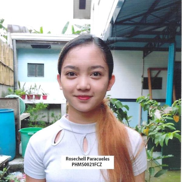 Filipíny - adopce dětí na dálku: Rosechell Paracueles