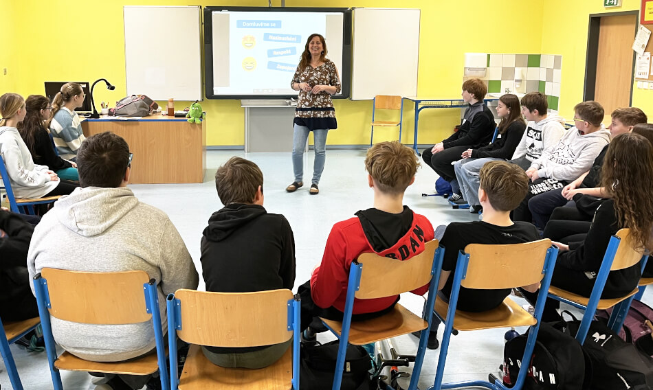 Na začátku každého programu je dobré si se třídou ujasnit základní pravidla: naslouchat si, respektovat se, mluví vždy jen jeden…