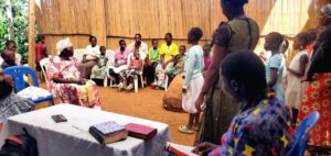 Právě probíhá bohoslužba.